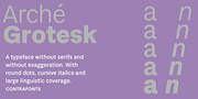 CF Arche Grotesk, a Sans Serif Font by Contra (Thumbnail 1 of 13)