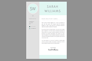 Resume Template + Cover Letter WORD, a Resume Template by PAPPERMINT RESUME STUDIO (Thumbnail 3 of 4)