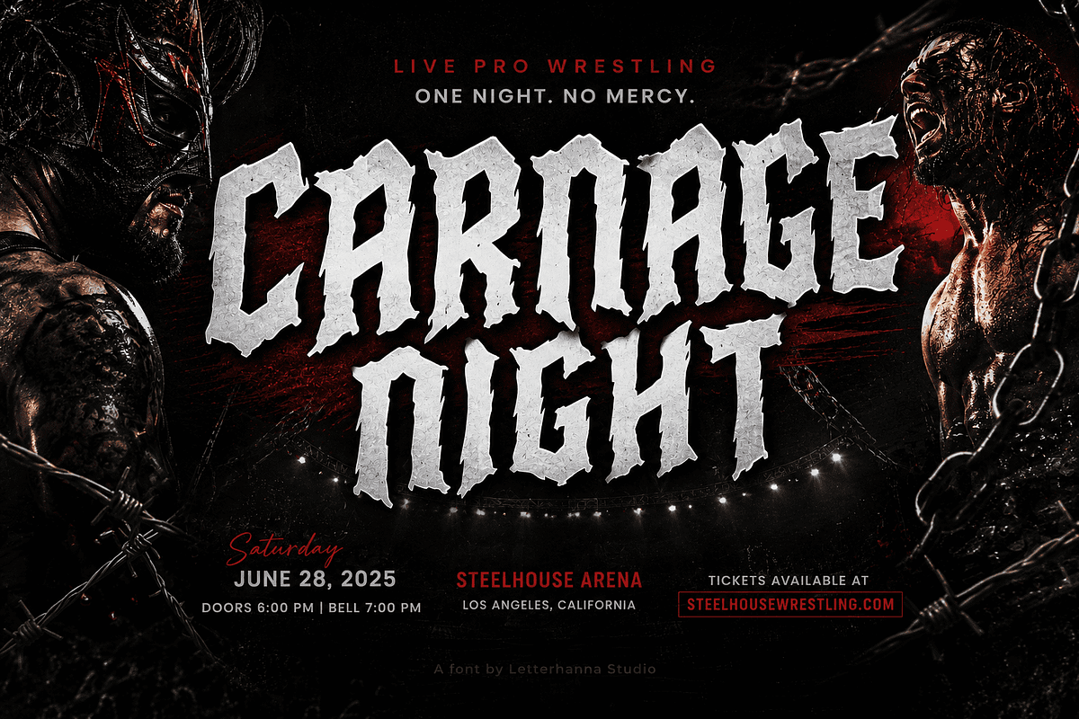 Bloodclaw Font – The Baddest Font, a Blackletter Font by Letterhanna Studio (Photo 4 of 9)