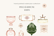 Dahlia Watercolor Collection, a Decorative Illustration by ArtMaslyana (Thumbnail 4 of 15)
