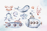 Under the sea watercolor set Part II, an Animal Illustration by Peace ART (Thumbnail 4 of 22)