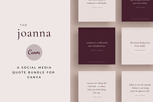Joanna Social Media Quote Bundle