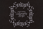 Epitaph Script, a Script Font by Tom Gordon Design (Thumbnail 1 of 5)