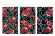 POMEGRANATE EDEN - patterns & motifs, a Decorative Illustration by Liiafis (Thumbnail 8 of 15)