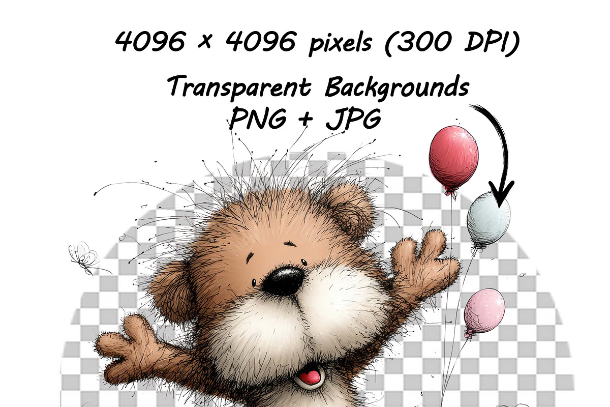 21 Teddy Bear Birthday Party Clipart, a Graphic by one-touch (Photo 17 of 18)