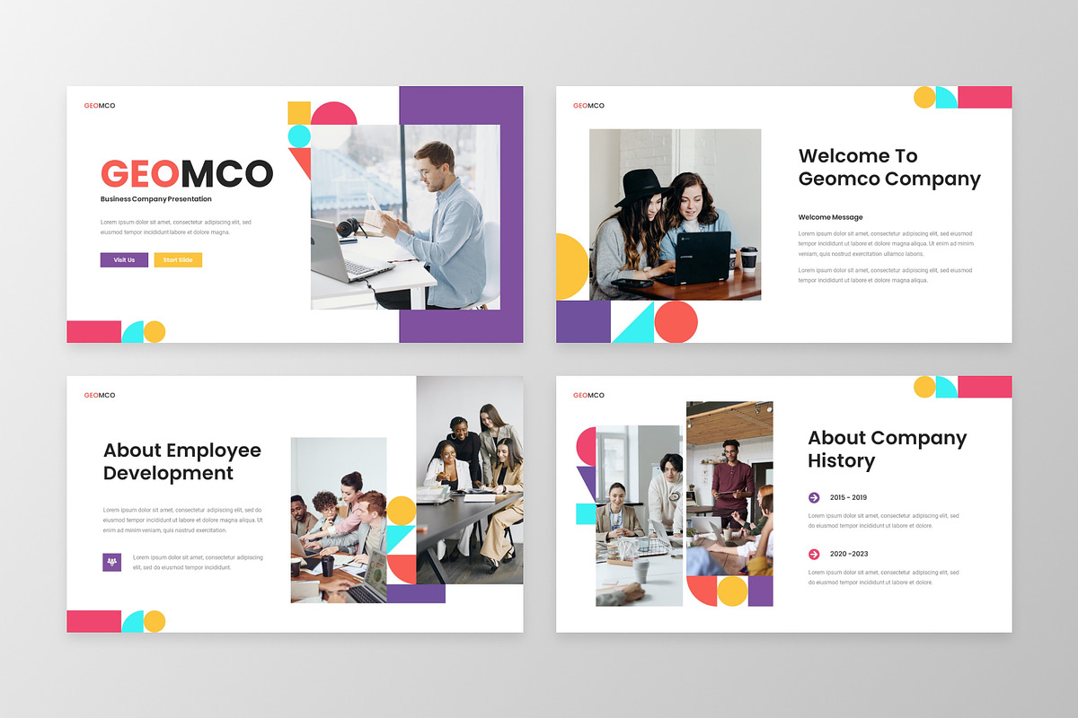 Geomco - Business Google Slide, a Presentation Template by MtvtdArt (Photo 4 of 6)