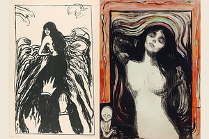 550 Edvard Munch Paintings