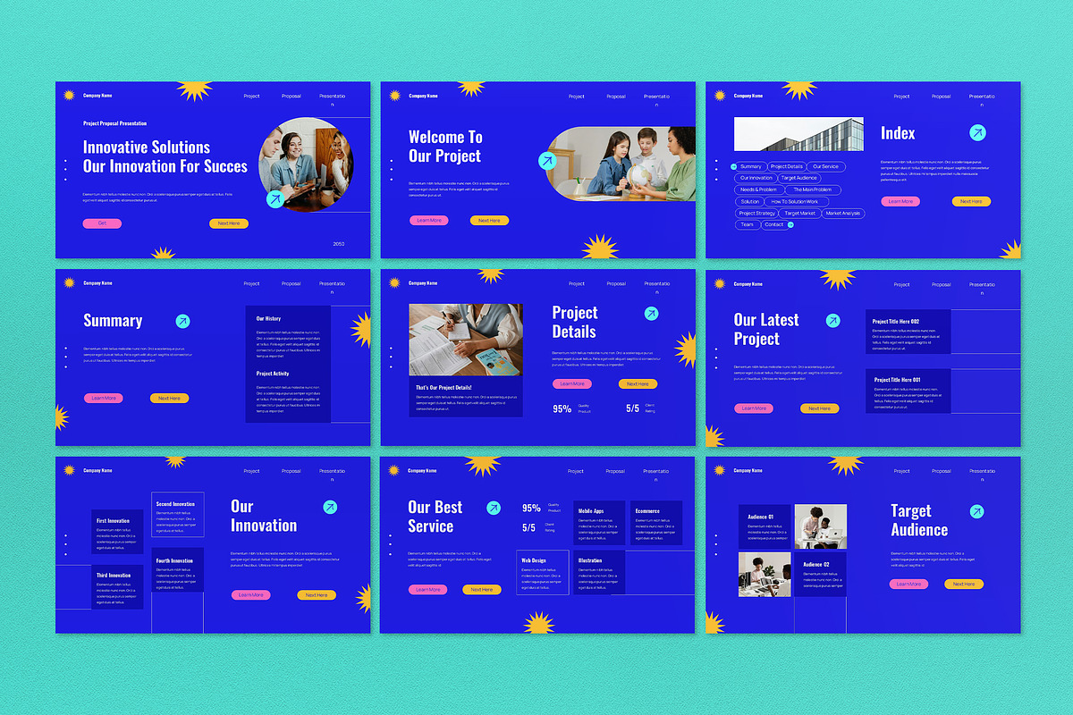 Blue Modern Project Proposal Keynote, a Presentation Template by graphicook (Photo 2 of 4)