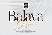 Balava | Modern Duo Font, a Serif Font by Pentagonistudio (Thumbnail 1 of 12)
