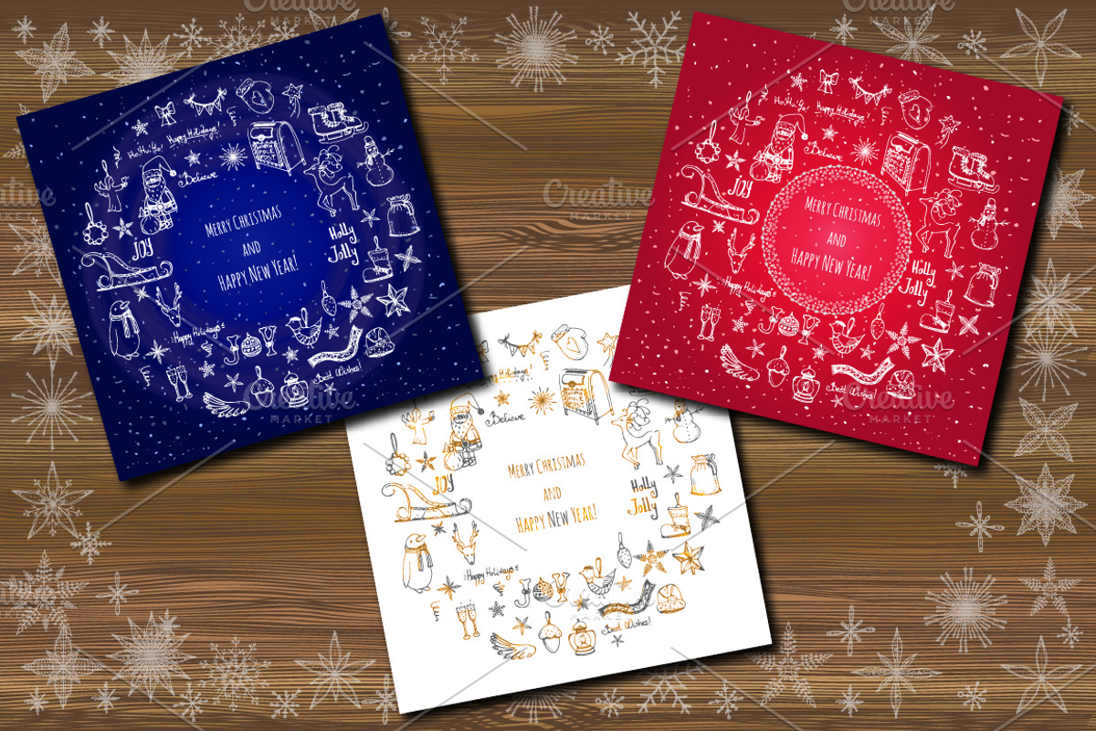65 Christmas+New Year HandDrawn Icon preview 3