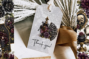 Dark Gothic Halloween Clipart, a Decorative Illustration by BigCakeBee (Thumbnail 4 of 4)