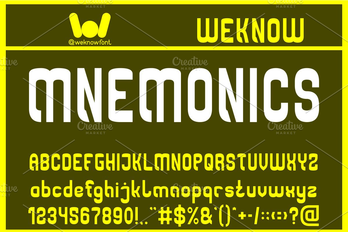 Flashback font, a Font by weknow (Photo 3 of 8)
