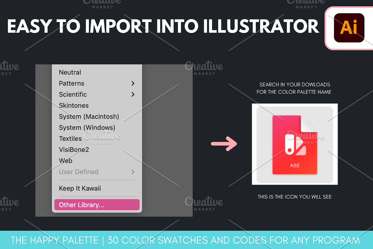 Kawaii Color Palette, a Palette Add-On by The Happy Palette (Photo 4 of 6)