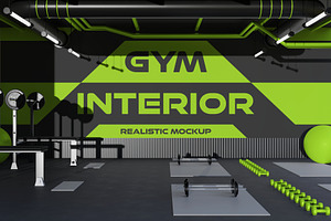 Gym Interior Mockup