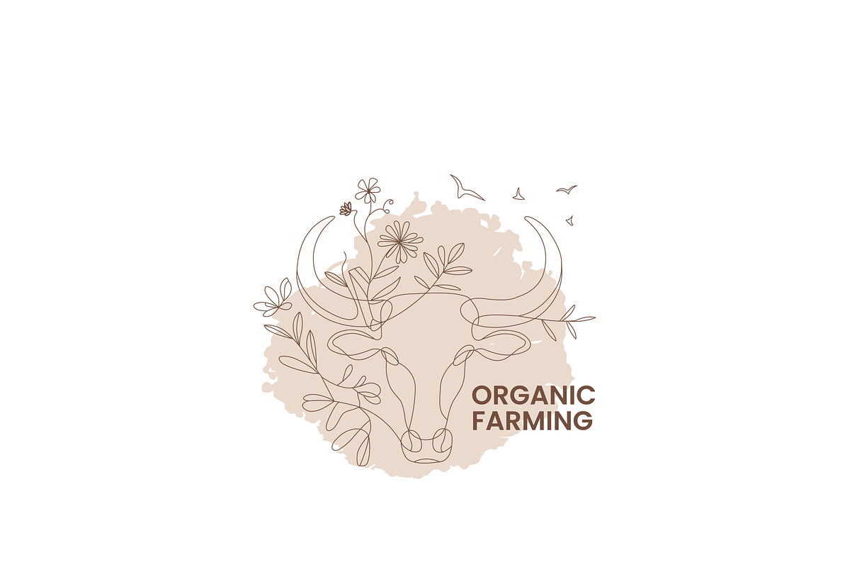 Elegant Organic Farm Logo, a Branding & Logo Template by HueNestify