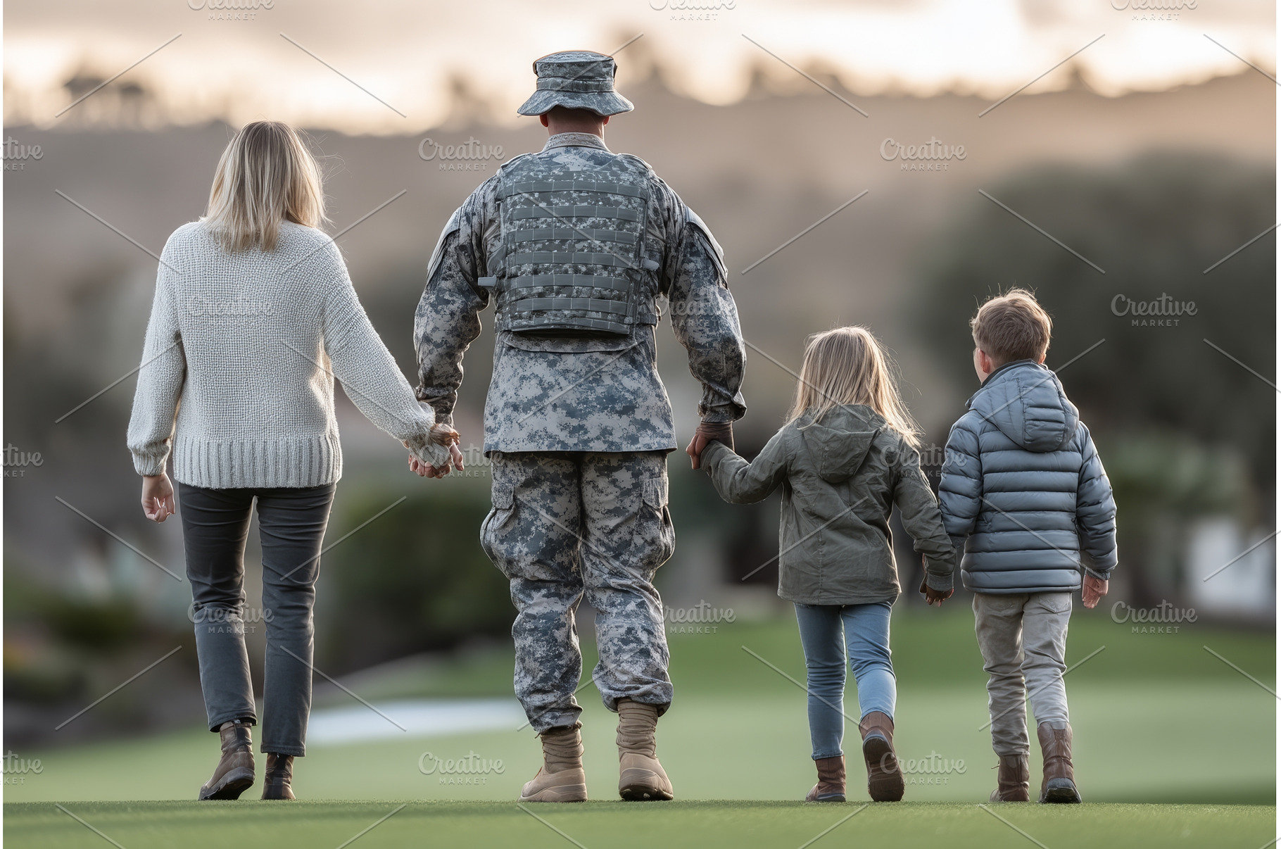 A soldier on vacation is seen from, a Person Photo by ZinetroN