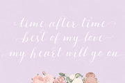 Bebby Script, a Script Font by Genesis Lab (Thumbnail 4 of 4)