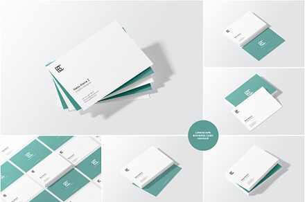 Landscape Business Card Mockup