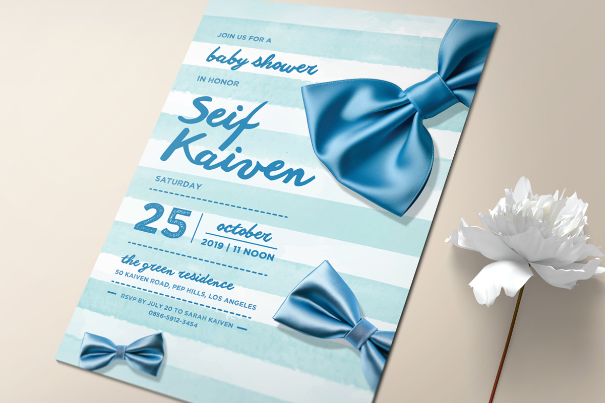 Baby Shower Invitation, an Invitation Template by Aarley Kaiven (Photo 3 of 3)
