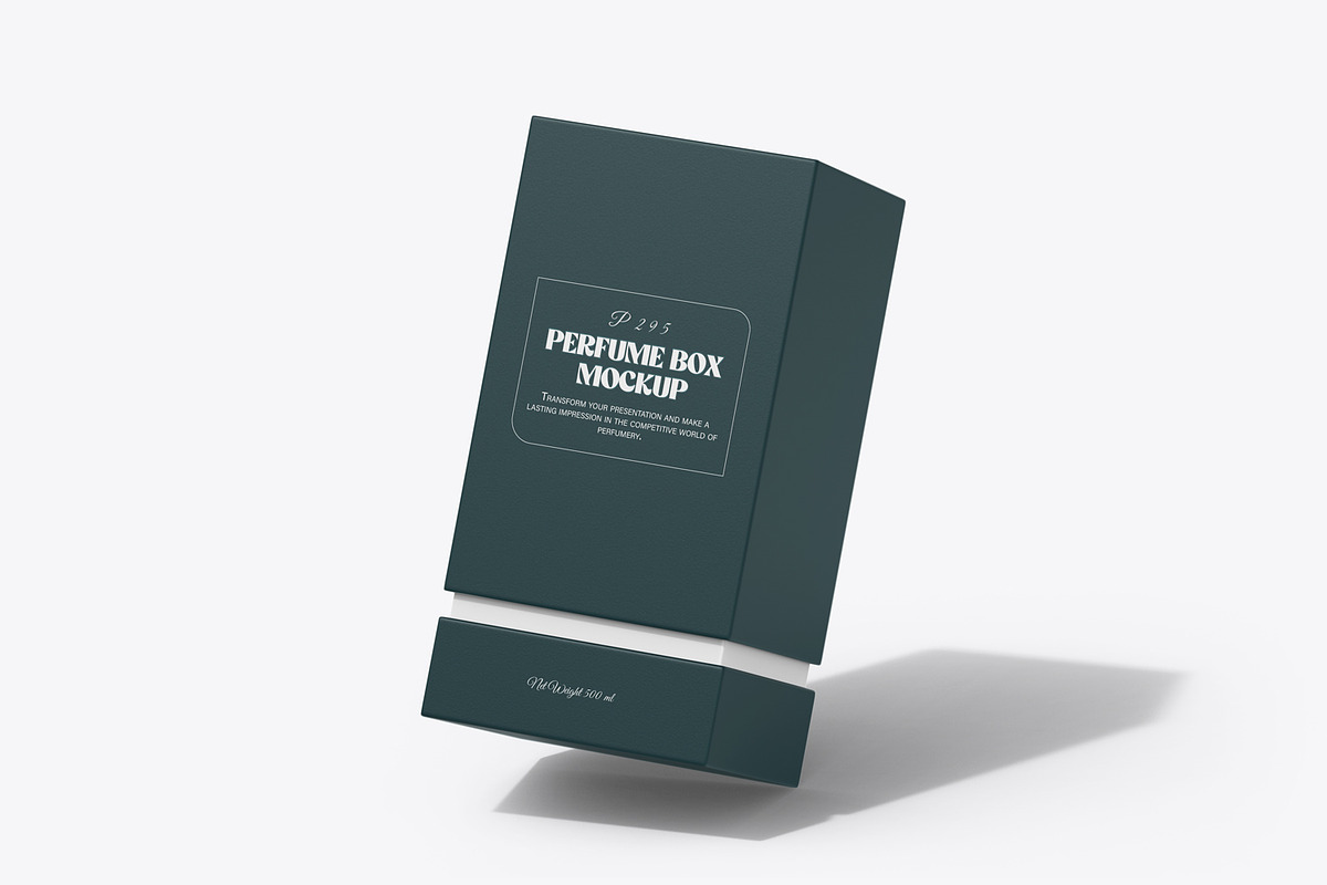 Perfume Spray Bottle And Box Mockup, a Packaging Mockup by Ram Studio LLC (Photo 8 of 8)