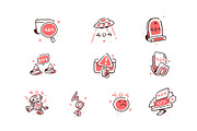 Error 404 Doodle Icon Set Vol 1, an Object Illustration by SLAB! Design (Thumbnail 3 of 3)