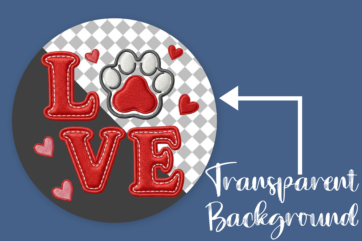 Faux Yarn Knitted Pet Valentine PNG, an Illustration by Canvas Craft (Photo 2 of 7)
