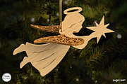 3D Christmas Angels Ornament Bundle, a Decorative Illustration by svgocean (Thumbnail 18 of 20)