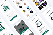 Lawyer Finder Mobile App UI Template, an UI Kit Template by RiveupDigital (Thumbnail 4 of 8)