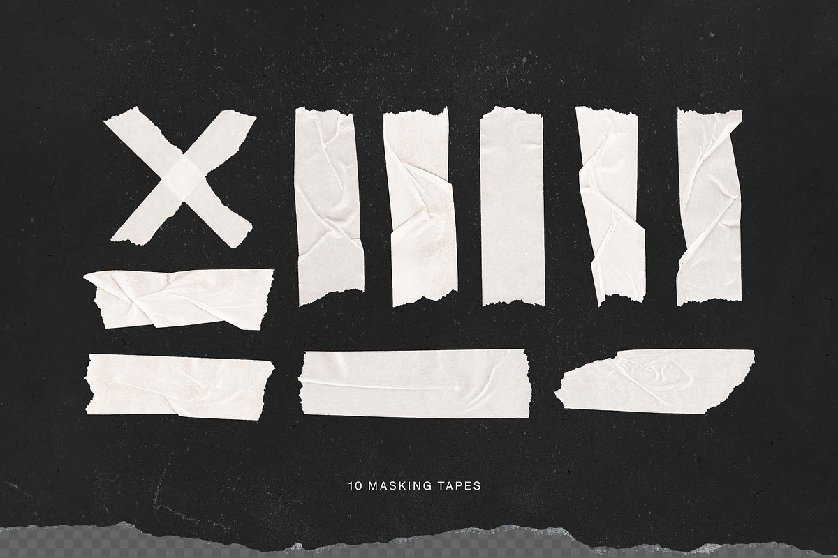 Sticky Tapes Graphics Pack, an Object Graphic by DesignerCandies