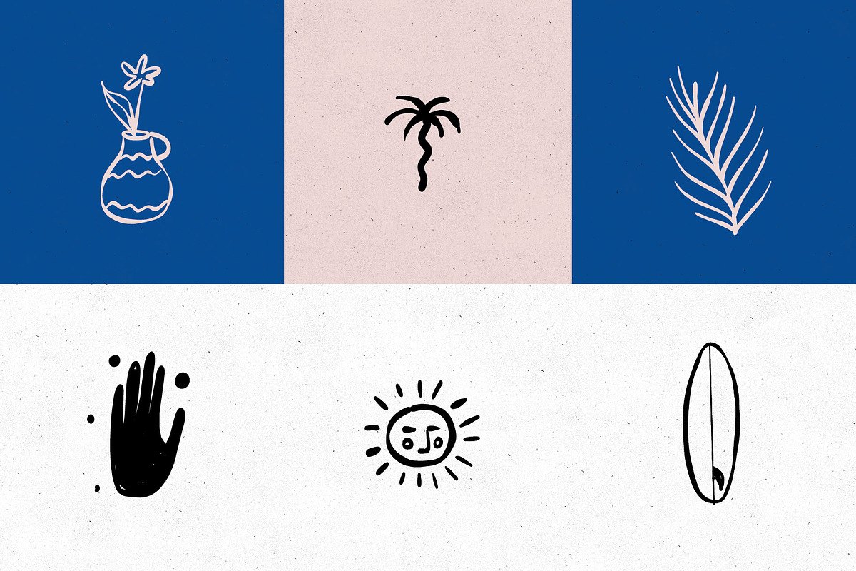 Sunny vibes vector illustrations, an Illustration by dicreate (Photo 5 of 11)