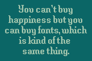 Cross Stitch Classic Font