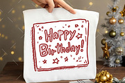 Hand Drawn Birthday Clipart, an Illustration by OK Design (Thumbnail 4 of 6)