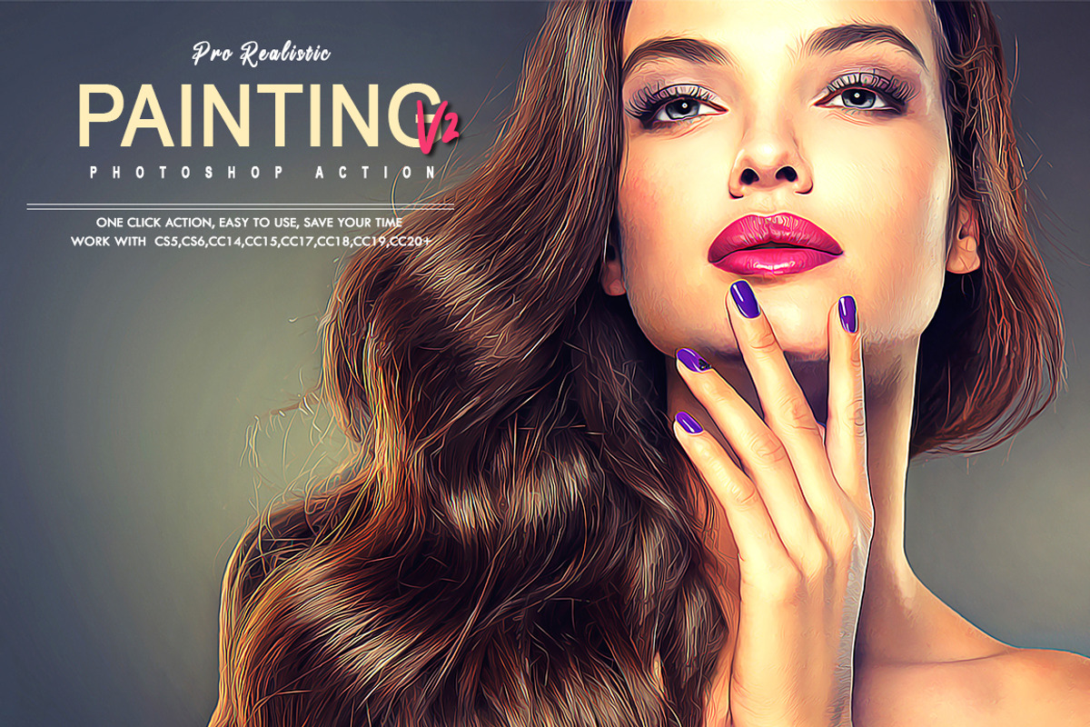 83%SALE! Mixed Oil Painting  Actions, an Action Add-On by Jacpot007 (Photo 54 of 54)