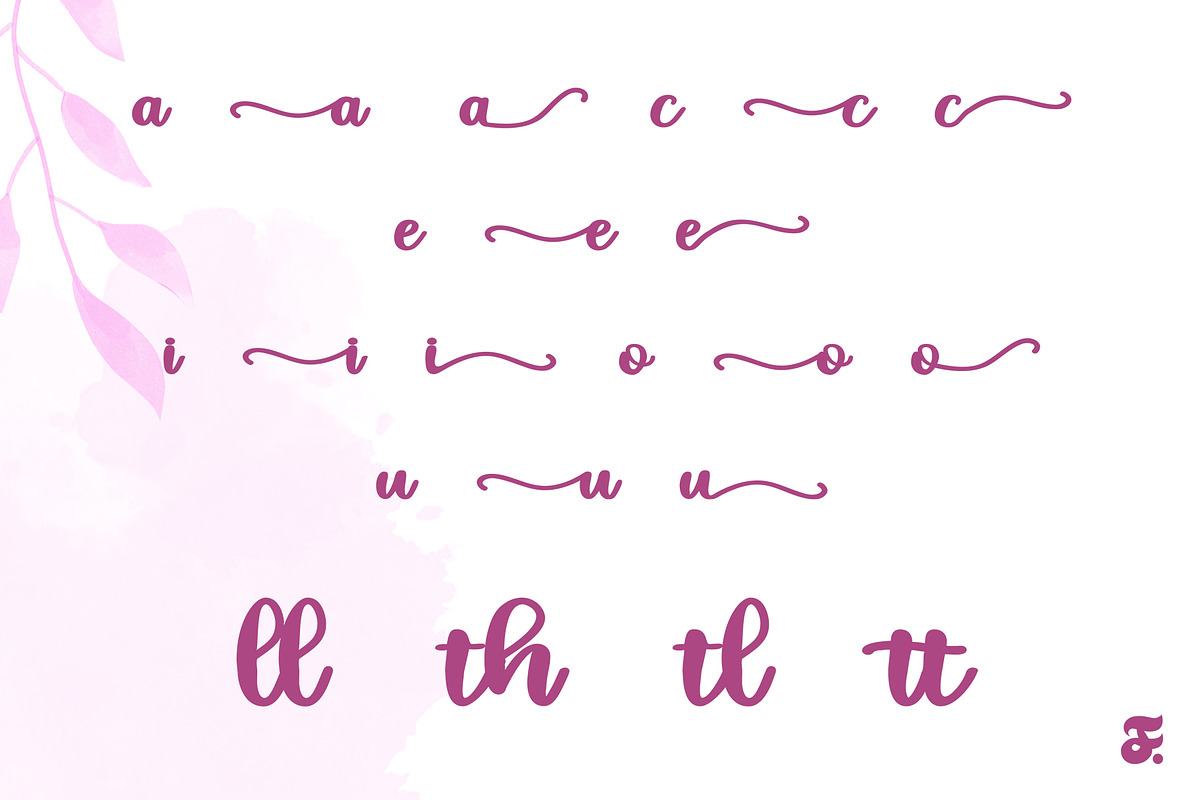 Lovinale Lovely Swirl Script, a Script Font by Anomali Creatype (Photo 6 of 10)