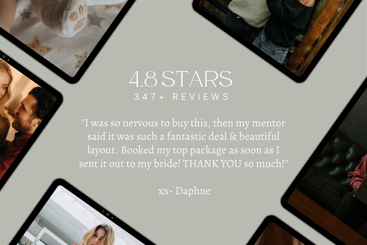 GOLD Portrait Photography Bundle, a Magazine Template by Signature Edits (Photo 5 of 7)