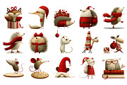Christmas Woodland PNG Clipart, a Seasonal Illustration by Nicolle's Colorful Art (Thumbnail 4 of 5)