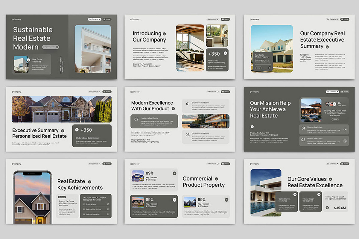 Real Estate Presentation Template, a Presentation Template by TypeMakers (Photo 2 of 5)