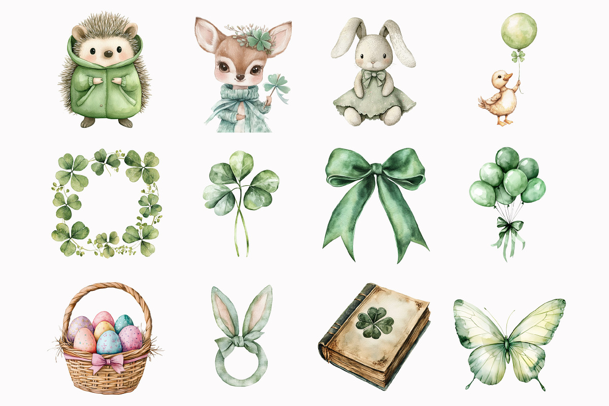 St Patrick’s Day Nursery Clipart, an Illustration by Design Market (Photo 2 of 4)