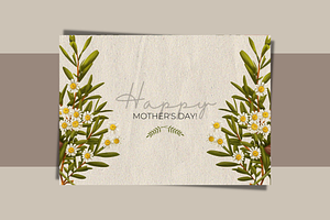 Vintage Clean Mother's Day Card