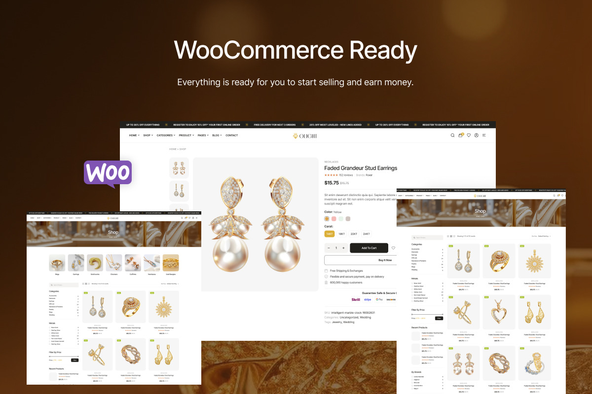 Olight - Jewelry Store WordPress, a WordPress Template by Opal Wordpress Theme (Photo 5 of 7)