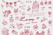 Love: Romantic Line Art, a Decorative Illustration by Purple (Thumbnail 12 of 14)