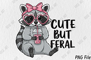 Cute But Feral Png, Sublimation, an Animal Illustration by Rose Art (Thumbnail 1 of 4)