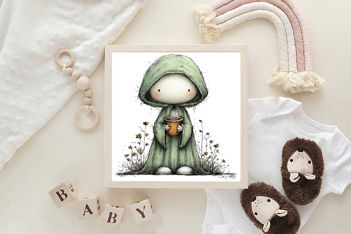 Whimsical Halloween Fall Clipart, an Illustration by CraftArtStudio (Photo 6 of 6)