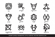 6 zodiac sets 204+ illustrations, an Illustration by VecRas (Thumbnail 14 of 17)