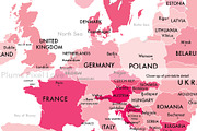 Detailed World Map 60x40 max - jpeg, a Work Illustration by Plums Pixel Love (Thumbnail 2 of 7)