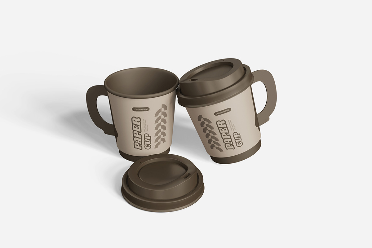 Paper Cup Mockup, a Cups & Container Mockup by bimockup (Photo 5 of 6)