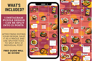 Red Food Instagram Puzzle Template, a Social Media Template by LushBury (Thumbnail 2 of 5)