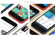 ALL 3D iPHONE MOCK-UP BUNDLE VOL-I2, an iPhone Mockup by Graphicsworld125 (Thumbnail 10 of 20)