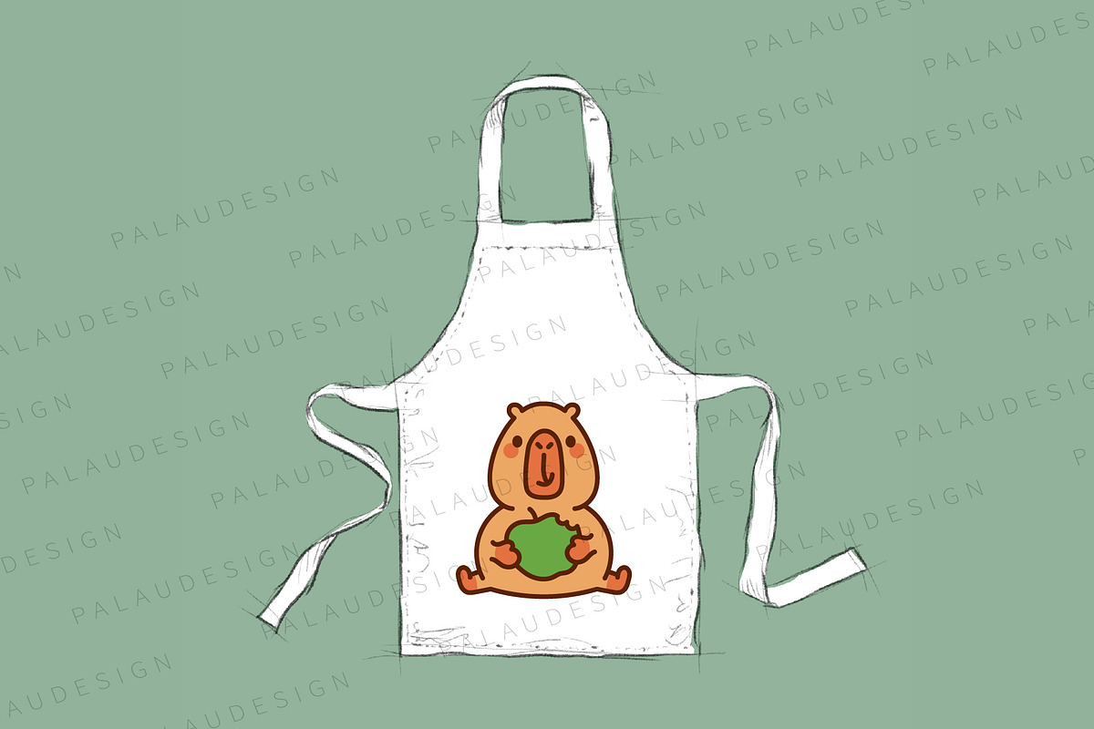 Cute Kawaii Capybara Character, an Animal Illustration by Palau (Photo 5 of 12)