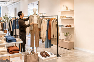 Fall fashion sale in store showcasin, a Photo by Dvoevnore photos